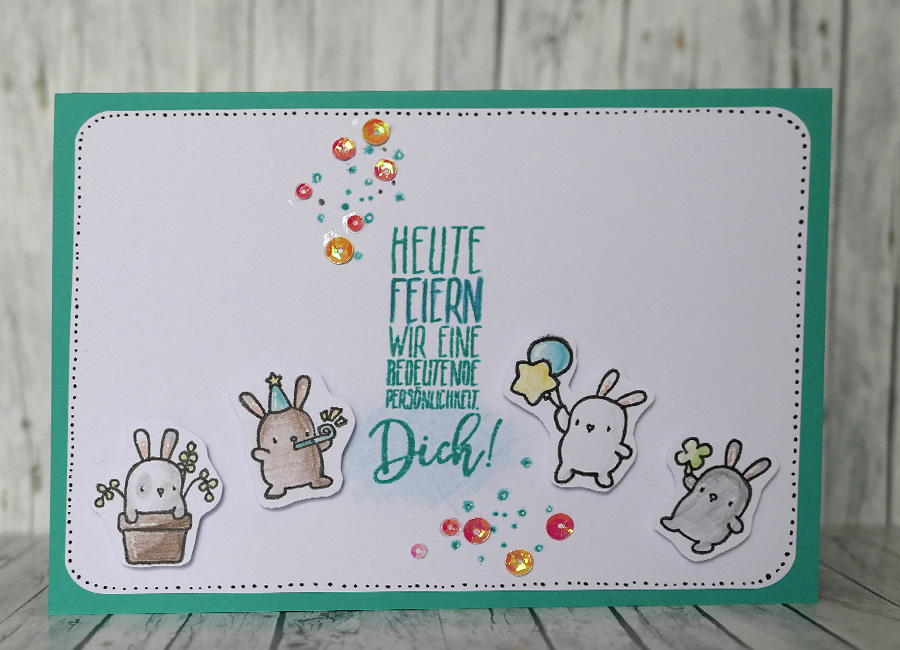 Grußkarte Little Bunny